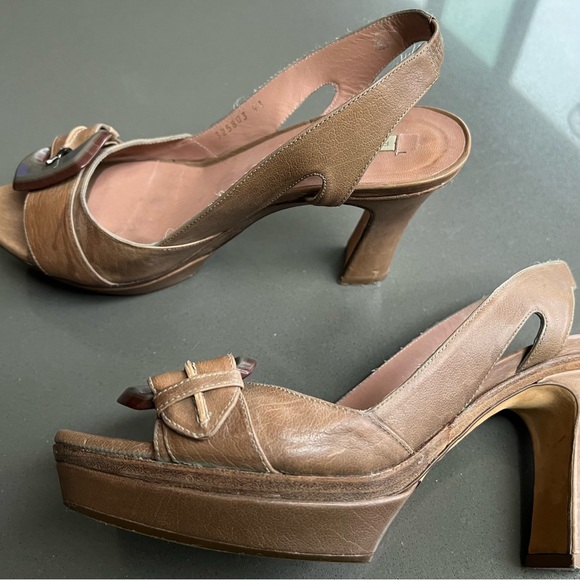 Pretty platforms, bought in Paris in 90’s - Picture 2 of 4